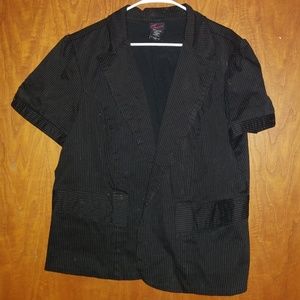 Black with pin stripe torrid blazer